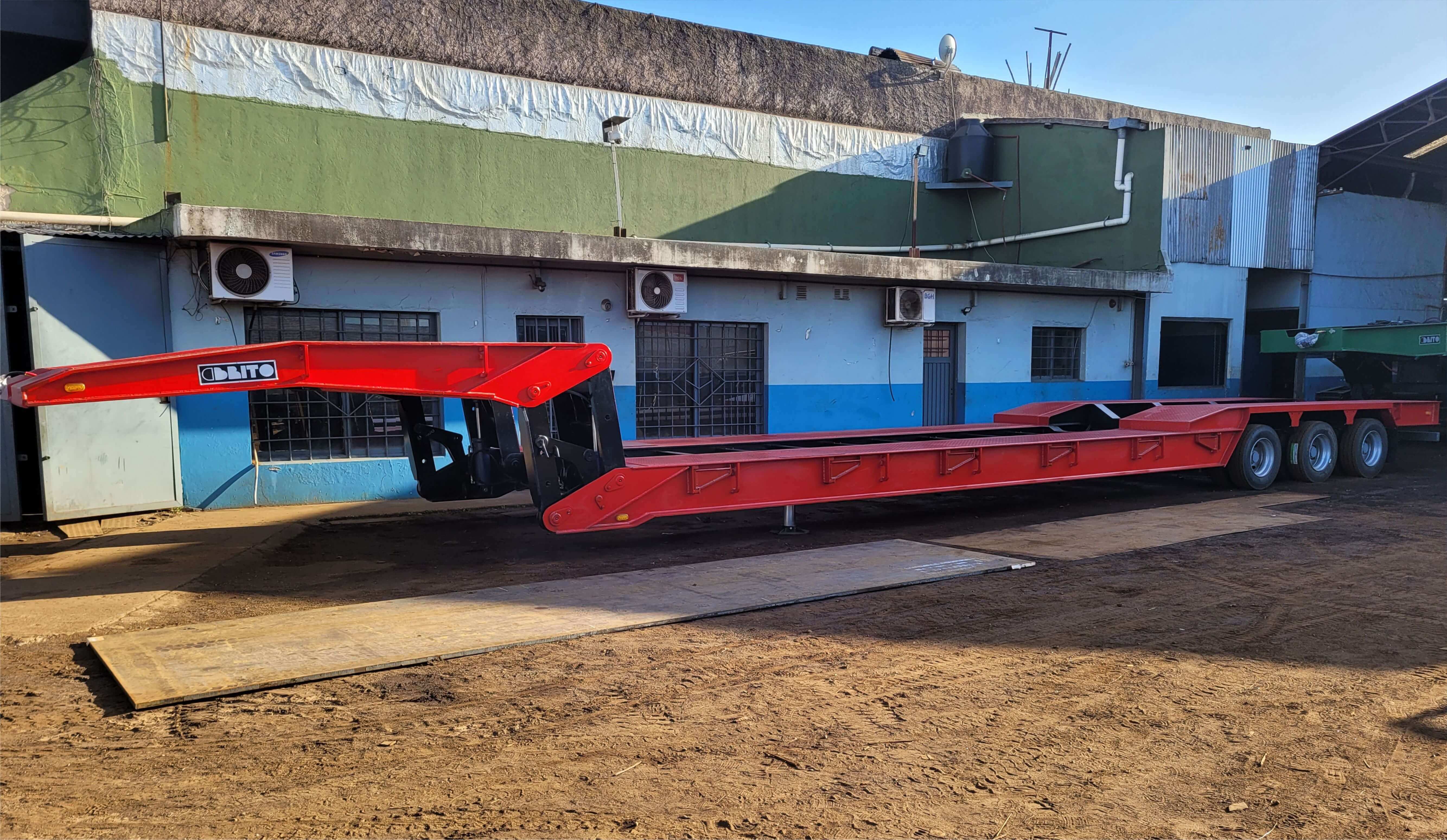 carretones con cuello rampa reforzado para transporte seguro